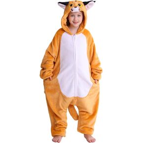 MagicMode Animal Onesie Pajamas for Kids ، Aso Soft Flannel Halloween Cosplay Costume for Boys Girls in Kuwait
