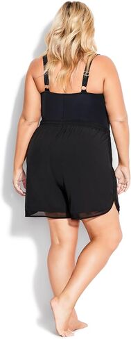 AVENUE Plus Size Board Short LL باللون الأسود in Saudi Arabia