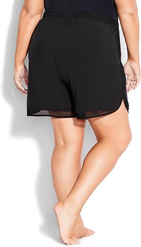 AVENUE Plus Size Board Short LL باللون الأسود in Saudi Arabia