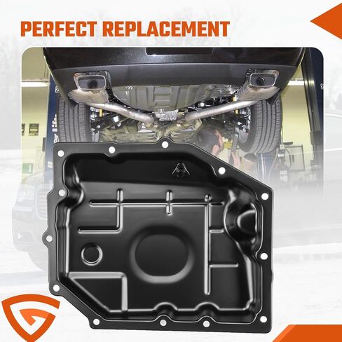 Transmission Oil Pan with Gasket Drain Plug Fit for Ram 1500 2500 3500 & Fit for Jeep Grand Cherokee & Fit for Dodge Charger, Challenger, Charger & Fit for Chrysler 300, 8 Speed Transmission in Saudi Arabia