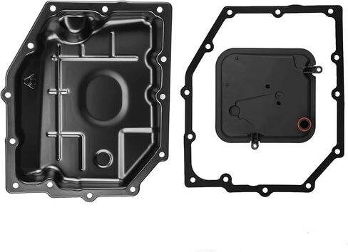Transmission Oil Pan with Gasket Drain Plug Fit for Ram 1500 2500 3500 & Fit for Jeep Grand Cherokee & Fit for Dodge Charger, Challenger, Charger & Fit for Chrysler 300, 8 Speed Transmission in Saudi Arabia