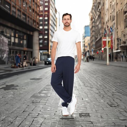 اليخت و Smith 12 Pack Wholesale Mens Gogger Sweatpants ، لا جيوب ، لا الرباط ، التبرع مأوى للمشردين ، اللون الأزرق الأسود الرمادي in Kuwait