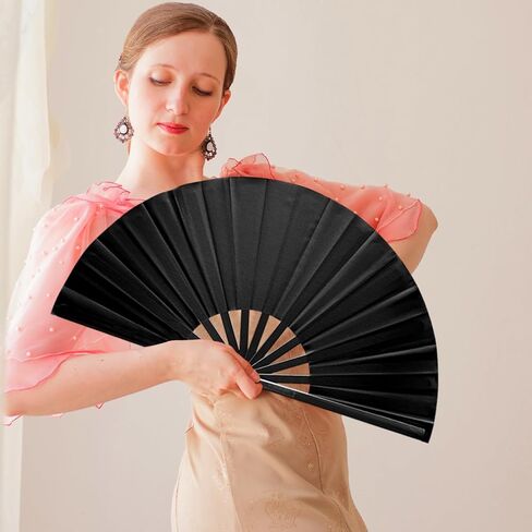 10 PCS Boots on The Ground Hand Fan Bulk Rave Fans 13 Inch Large Clacking Fans for Line Dancing Make Loud Sounds for Party in Kuwait