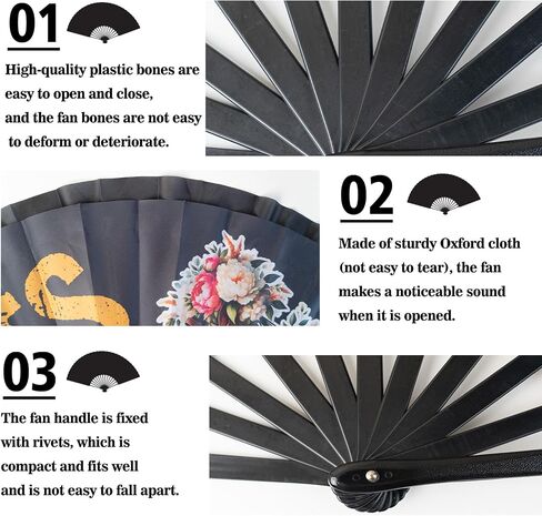 5-100PCS Personalized Handheld Fans - Custom Photo Text Logo, 13in Foldable Decorative Fans for Line Dancing, Wedding, Church, Cosplay & Party Events (100) in Saudi Arabia