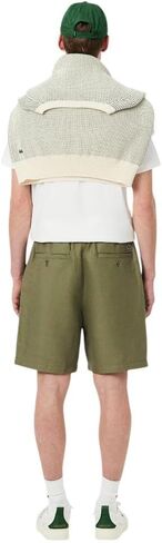 Lacoste Men's Regular Fit Wool Blend Shorts in Saudi Arabia