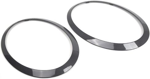 RBANNA1 1 زوج ABS HELPAMP LIGHT LIGHT COVER HEADLIPENT TRIM CORBON CORBON in Saudi Arabia
