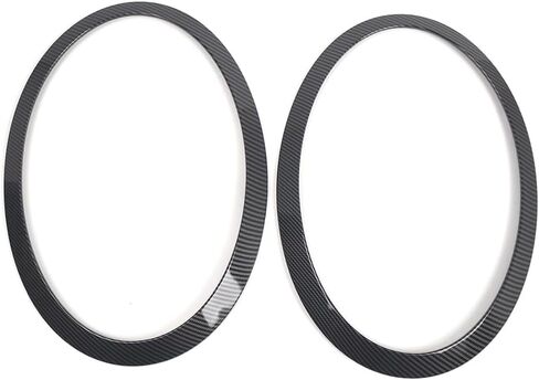 RBANNA1 1 زوج ABS HELPAMP LIGHT LIGHT COVER HEADLIPENT TRIM CORBON CORBON in Saudi Arabia