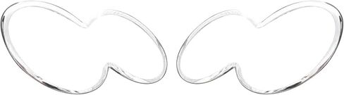 IKON MOTORSPORTS, Headlight Bezel Compatible with 2003-2008 Mercedes-Benz SL-Class-R230, Chrome ABS Front Head Lights Lamps Exterior Cover Frames Trim Accessories Pair in Saudi Arabia
