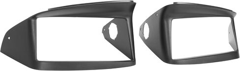 HECASA Headlight Bezel Compatible with 1997-2004 Chevrolet Corvette C5 Replacement for 10435412 10435411 Headlamp Cover Driver & Passenger Side Plastic(ABS) Black in Saudi Arabia