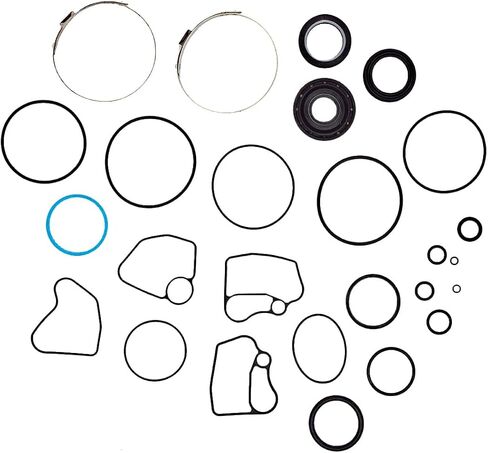 أختام التوجيه السلطة - رف التوجيه الدقيق للذات وقمة ختم الجناح | O-Ring and Sealing Kit لـ Honda Accord 1986-1989 | إكمال استبدال ختم أجزاء التوجيه in Saudi Arabia