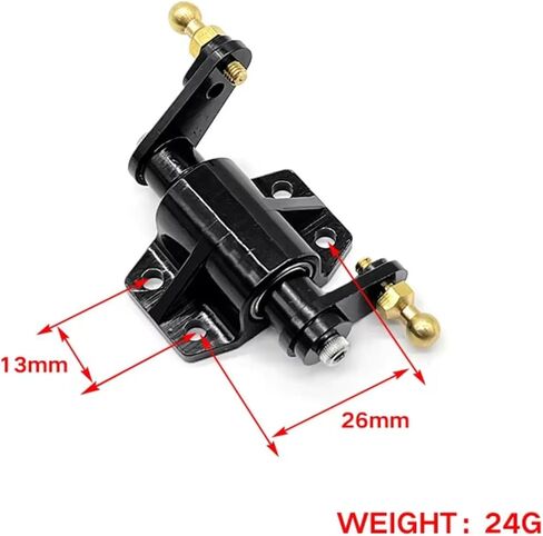 أجزاء من Tamiya 1/14 ترقية المعادن تحامل معدات التوجيه مجموعة ترقية سيارة Truct Truct in Saudi Arabia
