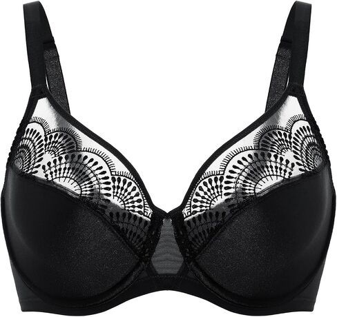 Aisilin Lace Lace Mintor Bra Plus underwire underwire undize coveraize ful in Kuwait