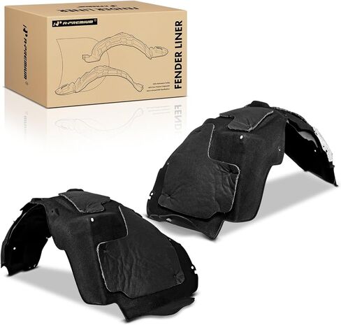 A -Premium Pair Front Frender Prenders Splash Shield مع مقاطع ورغوة عزل - متوافقة مع Ford Expedition 2018 2019 2020 2021 ، Sport Utility - Factory Fresh (PET) in Saudi Arabia