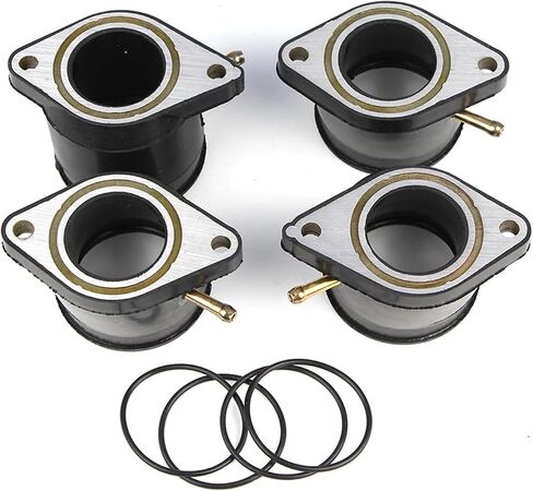 4pcs دراجة نارية المكربن ​​المنوع واجهة مدخل حذاء مفصل مدخل لـ XJ900 1983 1994 in Kuwait