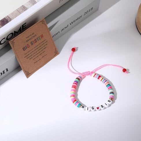 6 حزمة Big Sister Bracelets Big Bro Bracelets للنساء الرجال in Kuwait