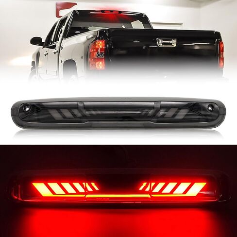 Third 3rd Brake Light for 1999-2006 Chevy Silverado/GMC Sierra 1500 2500 3500 HD, TIME TUNNEL Sequential LED High Mount Stop Light for 2007 Silverado/Sierra Classic, Rear Center Cab Tail Lamp in Kuwait