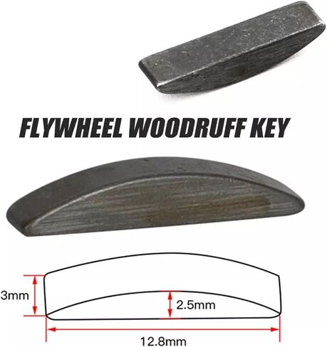 استبدال Honda 1969-1978 CT70 1968-78 Z50A Flywheel Woodruff Key SL70 XL70 MR50 XR75 in Saudi Arabia