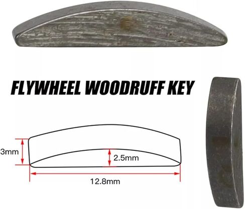 استبدال Honda 1969-1978 CT70 1968-78 Z50A Flywheel Woodruff Key SL70 XL70 MR50 XR75 in Saudi Arabia
