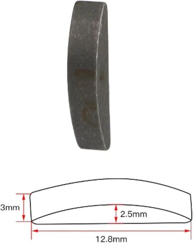 استبدال Honda 1969-1978 CT70 1968-78 Z50A Flywheel Woodruff Key SL70 XL70 MR50 XR75 in Saudi Arabia
