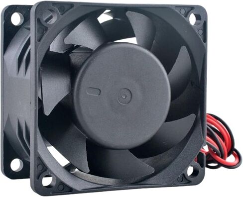 ACP6038 عالي السرعة مروحة التبريد المحورية 60x60x38mm 5v/12v/24v 2 دبوس لجهاز الكمبيوتر للطاقة الخادم والتبريد (DC24V) in Kuwait