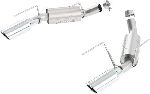 Borla 11806 نظام العادم Axle-Back Performance لعام 2005-2009 Ford Mustang GT 4.6L V8 التلقائي/الناقل اليدوي الكوبيه/المكشوفة. in Saudi Arabia