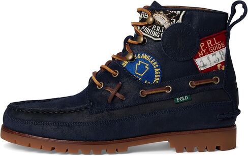 POLO RALPH LAUREN Men's Ranger Mid Suede & Twill Boot in Saudi Arabia