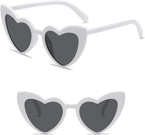 4 قطع نظارة شمسية على شكل قلب للنساء عازبة النظارات الشمسية in Kuwait