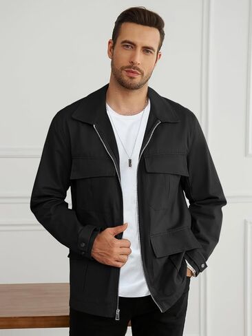 Runcati Mens Safari Jacket Militar in Saudi Arabia