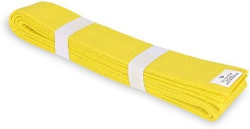 Solid Karate Belts with 9 Rows of Stitching, Ideal for Traditional Karate, MMA, Judo, Taekwondo in Kuwait