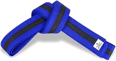 Solid Karate Belts with 9 Rows of Stitching, Ideal for Traditional Karate, MMA, Judo, Taekwondo in Kuwait