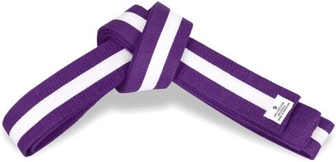 Solid Karate Belts with 9 Rows of Stitching, Ideal for Traditional Karate, MMA, Judo, Taekwondo in Kuwait