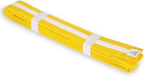 Solid Karate Belts with 9 Rows of Stitching, Ideal for Traditional Karate, MMA, Judo, Taekwondo in Kuwait