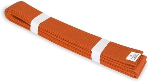 Solid Karate Belts with 9 Rows of Stitching, Ideal for Traditional Karate, MMA, Judo, Taekwondo in Kuwait