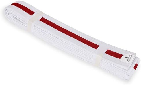 Solid Karate Belts with 9 Rows of Stitching, Ideal for Traditional Karate, MMA, Judo, Taekwondo in Kuwait