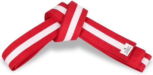 Solid Karate Belts with 9 Rows of Stitching, Ideal for Traditional Karate, MMA, Judo, Taekwondo in Kuwait