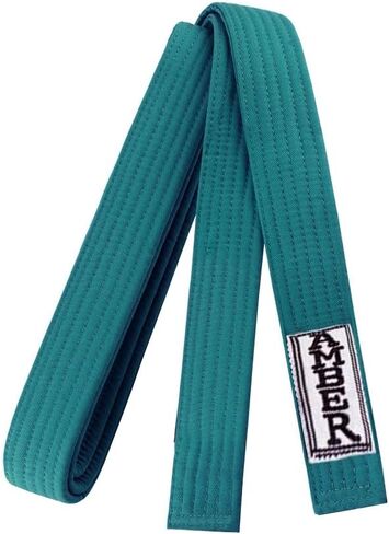 Premium Karate Belt, 100% Cotton Canvas Martial Arts Belt for Karate, Taekwondo & Judo, Durable, Comfortable & Secure Fit, Ideal for Training & Competition, Green, Size 6-120 Inches in Kuwait