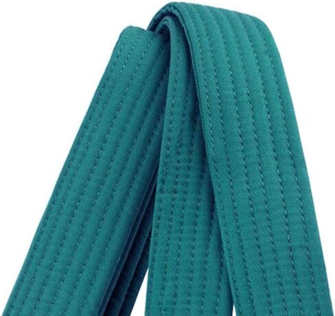 Premium Karate Belt, 100% Cotton Canvas Martial Arts Belt for Karate, Taekwondo & Judo, Durable, Comfortable & Secure Fit, Ideal for Training & Competition, Green, Size 6-120 Inches in Kuwait