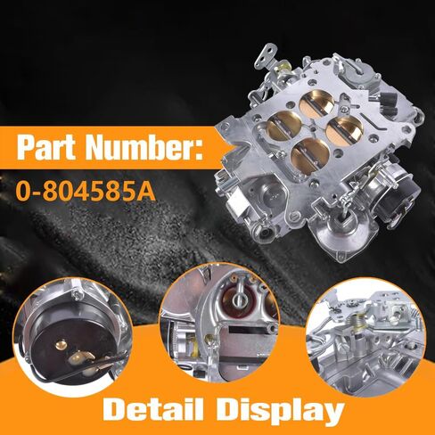 Carburetor 600 CFM 4-Barrel Electric Choke FIT Holley 4160 0-80458SA Square-Bore – Polished Aluminum, Vacuum Secondary, Dual Fuel Inlet, Street/Strip Gasoline Engines in Saudi Arabia