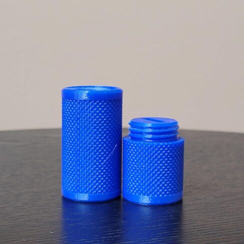 Eye Drop Vials Holder & Storage Case - Securely Store Seven (7) Single-Use Vials - Screw-On Lid, Knurled Pattern - Keep Vials Safe & Organized to keep track of your daily usage (Black) in Kuwait