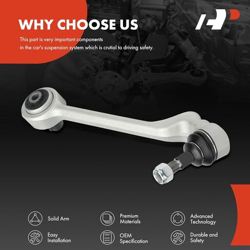A-Premium Set of 8, Front Lower Forward Rearward Control Arm, Sway Bar Link, Tie Rod End Assembly, Compatible with BMW 128i/135i 08-13, 325i/330i 06, 328i/335i 07-13, 335d 09-11, 335is 11-13, X1 12-15 in Saudi Arabia