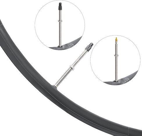 6 Pcs 700C Road Bike Tubes 700x18C/25C FV48mm Presta Valve 700C Bicycle Tubes Plus 2 Rim Strips Compatible with 700x18C 700x19C 700x20C 700x21C 700 x 23C 700 x 25C Bike Tire Tubes in Saudi Arabia