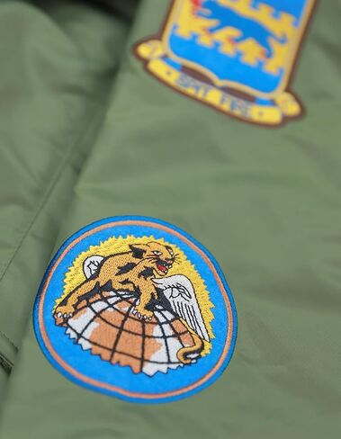 Big Boy Tuskegee Airmen S5 Mens Jacket [Green]-ID#68319-77-207-0-0 in Saudi Arabia