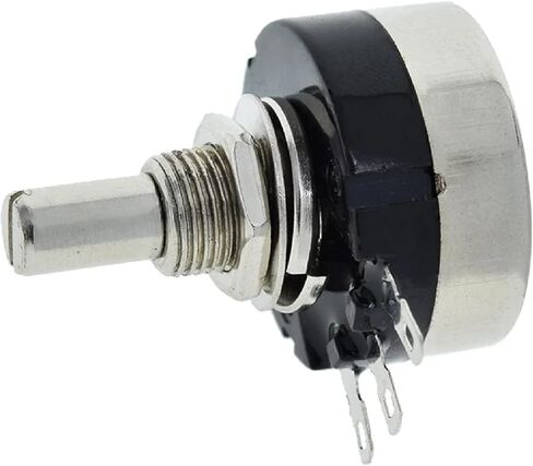 RV24YN20S Rotary Potentiometer, 500 ohm to 200K ohm, Metal Alloy, 10% Tolerance, 0.25W (Relay) in Saudi Arabia