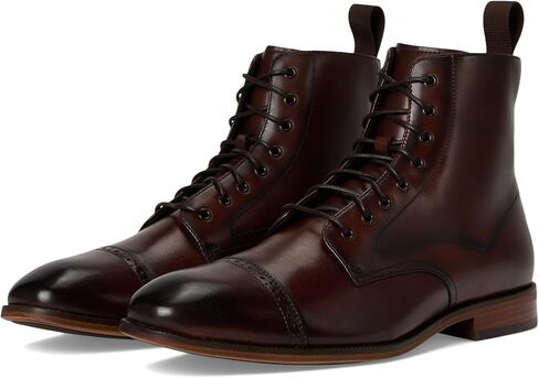 Stacy Adams Men's Henry Cap Toe Lace-up Boot Fashion in Saudi Arabia