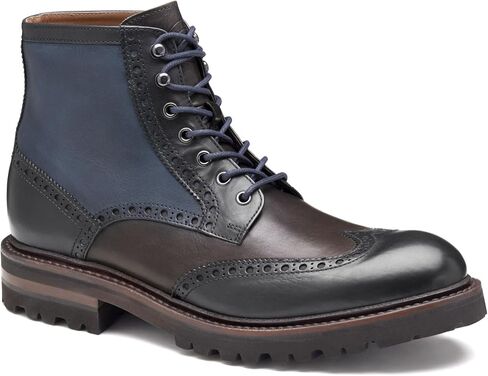 Johnston & Murphy Men's Dudley Lug Wingtip Boot Ankle in Saudi Arabia