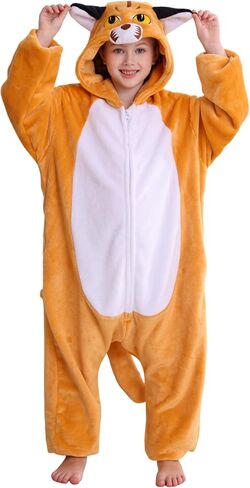 MagicMode Animal Onesie Pajamas for Kids ، Aso Soft Flannel Halloween Cosplay Costume for Boys Girls in Kuwait