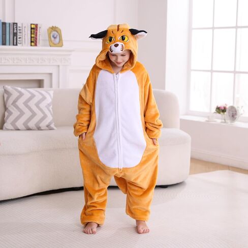 MagicMode Animal Onesie Pajamas for Kids ، Aso Soft Flannel Halloween Cosplay Costume for Boys Girls in Kuwait