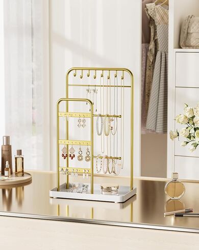 حامل المجوهرات النشور: عرض المجوهرات للقلادة والسوار والقرار والحلقة والأبيض والذهبي in Kuwait