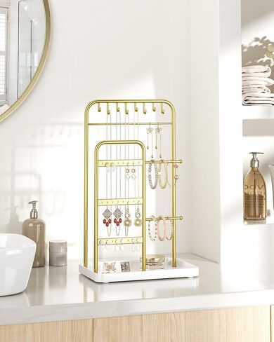 حامل المجوهرات النشور: عرض المجوهرات للقلادة والسوار والقرار والحلقة والأبيض والذهبي in Kuwait