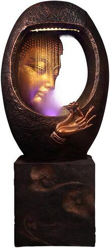 Water Fountain Indoor, Tabletop Fountains, Buddha Statue for Home/Indoor/Outdoor, Buddha Decor & Gifts, Buddah, Buda, Budda, Buddhas, Chinese Decor & Gifts, Feng Shui (Have Base) in Saudi Arabia